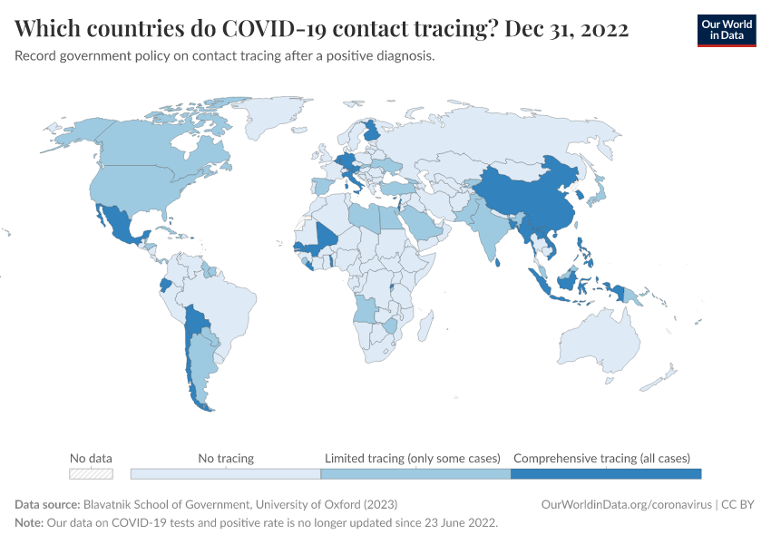 A thumbnail of the "Which countries do COVID-19 contact tracing?" chart
