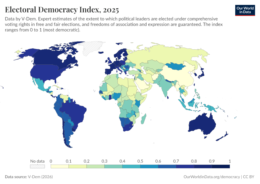 A thumbnail of the "Electoral Democracy Index" chart