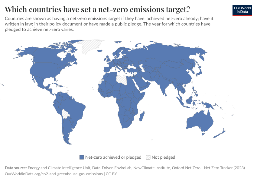 A thumbnail of the "Which countries have set a net-zero emissions target?" chart