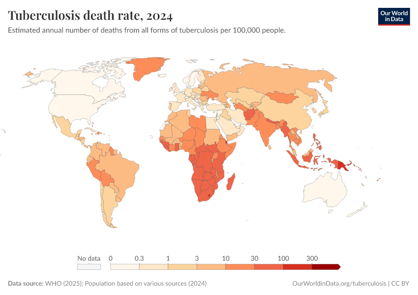 A thumbnail of the "Tuberculosis death rate" chart